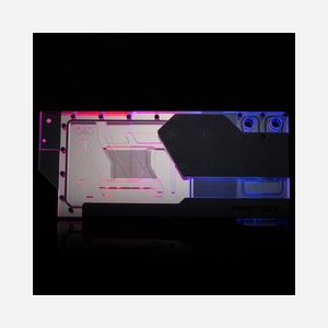 Phanteks Glacier G40 Refroidisseur Eau + Plaque Arrière pour RTX 4090 AORUS/GAMING OC, Acrylique/Cuivre Noir/Transparent, 353.2x190x70mm - Miniature 3