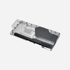 Phanteks Glacier G40 Refroidisseur Eau + Plaque Arrière pour RTX 4090 AORUS/GAMING OC, Acrylique/Cuivre Noir/Transparent, 353.2x190x70mm - Miniature 5
