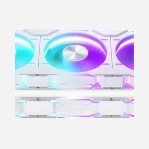 Phanteks D30-140 Blanc - Kit de 3 Ventilateurs 140x30mm PWM DRGB, 250-1800 tr/min, 71.76 CFM, 3.08 mmH2O, FDB, 32.1dB, 4-Pin - Miniature 3