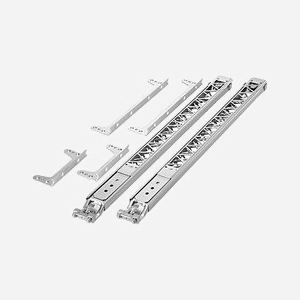 Kit de Montage Rack HPE X450 J9852A Universel 4U/7U 4-Poteaux Argent, Compatible HP 5406R/5412R, 119.4x71.1x716.3mm, Poids 2.59kg
