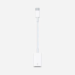 Adaptateur Apple MJ1M2ZM/A USB-C vers USB-A Blanc - USB 3.2 Gen 2 (3.1 Gen 2), Connecteurs Mâle/Femelle, Compatible iPhone, iPad, MacBook - Miniature 1