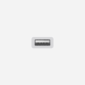 Adaptateur Apple MJ1M2ZM/A USB-C vers USB-A Blanc - USB 3.2 Gen 2 (3.1 Gen 2), Connecteurs Mâle/Femelle, Compatible iPhone, iPad, MacBook - Miniature 3