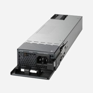 Alimentation Cisco PWR-C1-1100WAC-P= 1100W AC 100-240V, Certification 80+ Platinum, Série Catalyst 9300, Protection Surtension/Surcharge/Court-circuit.
