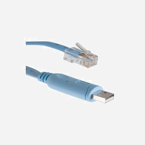 Cisco CAB-CON-USBRJ45= Câble de Console Micro USB vers RJ-45 Bleu, 1 pièce, Dimensions Emballage 152.4 x 184.2 x 49.3 mm, Poids 90.7g