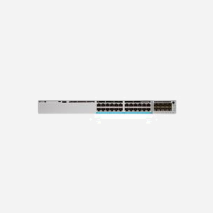 Cisco C9300L-24P-4G-E Commutateur Géré L2/L3 Gigabit Ethernet 24 Ports RJ-45, 4 Ports Uplink, QoS, VLAN, ACL, Mémoire 8GB, Flash 16GB