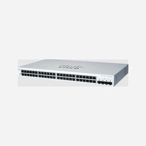 Cisco CBS220-48T-4G Switch Gigabit Ethernet L2 Géré 48 Ports RJ-45 + 4 SFP, 104 Gbit/s, 8192 MAC, VLAN, QoS, ACL, SNMP, Montage 1U