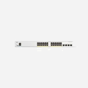Cisco Catalyst 1300 C1300-24FP-4G : Switch Géré L2/L3 Gigabit Ethernet 24 Ports RJ-45 PoE + 4 SFP, Capacité 56 Gbit/s, QoS, CLI, RJ-45/USB Type-C - Miniature 2