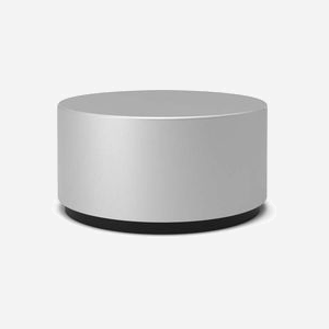 Microsoft Surface Dial Bluetooth Aluminium 2WS-00002, compatible Windows 10, 59x59x30mm, 145g, connectivité Bluetooth, alimentation AAA Alcaline