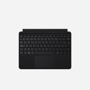Microsoft Surface Go Type Cover AZERTY Belge/Français Noir (KCN-00026) avec Trackpad, Rétroéclairage et connectivité Microsoft Cover port. Compatible Surface Go 1/2. 248x190x4.6mm, 245g