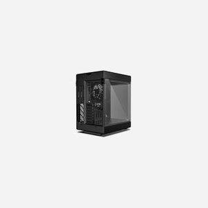 HYTE Y60 Midi Tower Noir - Boîtier PC ATX/EATX/ITX/micro ATX, 2x3.5", 4x2.5", USB 3.2 Gen 1/Gen 2, Vent. 120mm arrière + 2x120mm inférieur - Miniature 4