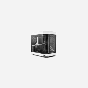 Boîtier PC HYTE Y60 Midi Tower, Noir/Blanc, ATX/EATX/mATX/ITX, 2x3.5", 4x2.5", Vent. Arrière 120mm, Latéral 120/140mm, USB 3.2 Gen 1/Gen 2 - Miniature 1
