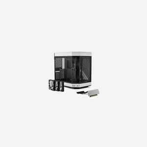 Boîtier PC HYTE Y60 Midi Tower, Noir/Blanc, ATX/EATX/mATX/ITX, 2x3.5", 4x2.5", Vent. Arrière 120mm, Latéral 120/140mm, USB 3.2 Gen 1/Gen 2 - Miniature 2