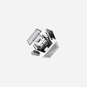 Boîtier PC HYTE Y60 Midi Tower, Noir/Blanc, ATX/EATX/mATX/ITX, 2x3.5", 4x2.5", Vent. Arrière 120mm, Latéral 120/140mm, USB 3.2 Gen 1/Gen 2 - Miniature 3
