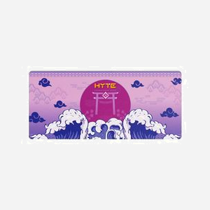 HYTE Eternity Tapis de souris de jeu XXL 900x400mm Multicolore avec surface Image, coins anti-enroulement et rebords cousus. Réf: MOU-HYTE-KIMIFAERY - Miniature 1