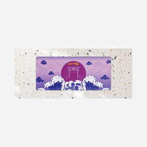 HYTE Eternity Tapis de souris de jeu XXL 900x400mm Multicolore avec surface Image, coins anti-enroulement et rebords cousus. Réf: MOU-HYTE-KIMIFAERY - Miniature 2
