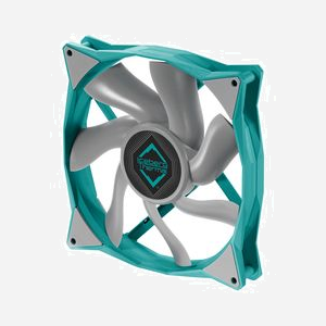 Iceberg Thermal IceGALE Xtra 140mm Ventilateur PC Bleu - 14cm, 500-2500 RPM, 169 CFM, 47dB, 4.7 mmH2O, Roulement à billes double, 4-Pin PWM - Miniature 2