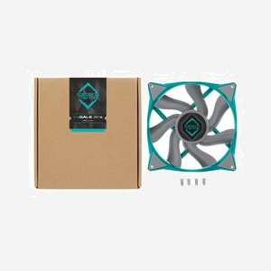 Iceberg Thermal IceGALE Xtra 140mm Ventilateur PC Bleu - 14cm, 500-2500 RPM, 169 CFM, 47dB, 4.7 mmH2O, Roulement à billes double, 4-Pin PWM - Miniature 4