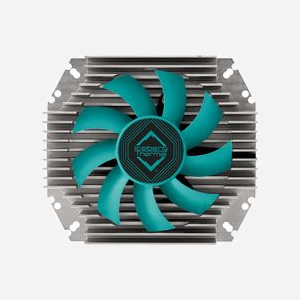 Iceberg Thermal IceFLOE T65 Refroidisseur CPU 8cm, Acier Inox, 1000-3000 RPM, 37.6 CFM, TDP 65W, Sockets Intel/AMD, 3 Caloducs 6mm - Miniature 2