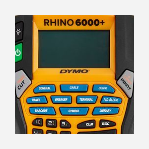 Étiqueteuse Industrielle DYMO Rhino 6000+ Thermique Directe, Connectivité Filaire, Découpe Automatique, Compatible Windows, Codes-Barres, ANSI/TIA/EIA-606-B - Miniature 3
