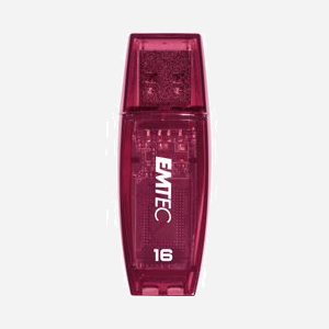 Emtec C410 - Clé USB 2.0 16Go Type-A Rouge - Vitesse Lecture 18Mo/s, Écriture 5Mo/s - Dimensions 57x19x9mm, Boîtier Plastique - Miniature 3