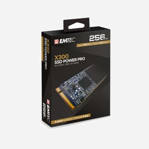 Emtec X300 SSD 256 Go M.2 PCIe 3.0 NVMe 3D NAND, Lecture 1700 Mo/s, Ecriture 1000 Mo/s, 22x80mm pour PC/Ordinateur Portable - Miniature 2