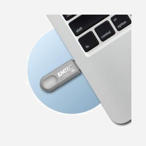 Emtec D280 Dual 32 Go USB Type-A/Type-C 3.2 Gen 1 Argent - Compatible Windows, macOS, Linux - Format Pivotant - ECMMD32GD283 - Miniature 5