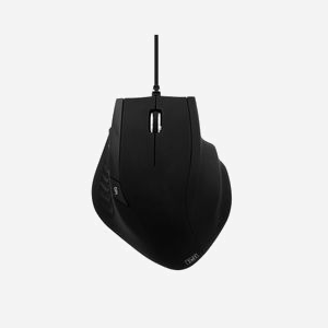 T'nB MUERGO Souris Optique USB Type-A 1600 DPI 5 Boutons Ergonomique Noir pour PC/Ordinateur portable
