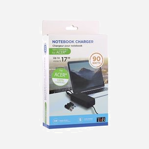 T'nB CHNBDAC Chargeur Secteur 90W pour Ordinateur Portable - 100-240V, Sortie 19.5V 4.74A - Noir - Compatibilité Ordinateur Portable - Miniature 2