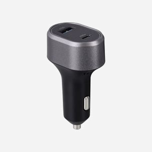 T'nB CACPOWER Chargeur Allume-cigare Universel Noir/Gris - USB-A 2.0 + USB-C (65W Power Delivery) Quick Charge 3.0 - Puissance Totale 83W - Miniature 3