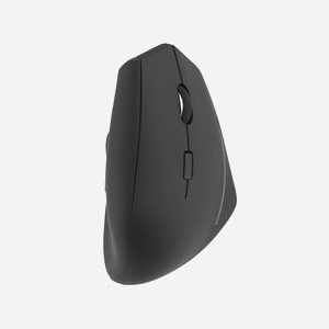 T'nB MWERGOVBT Souris Verticale Droitier Bluetooth+USB-A 1600 DPI 6 Boutons Programmables, Roue de Défilement, Noir, Alimentation Piles AA