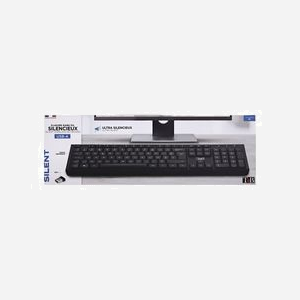 T'nB KBSILENT Clavier RF Sans Fil AZERTY 105 Touches Noir, Pavé Numérique, Récepteur USB Type-A, Format 100% - Miniature 4