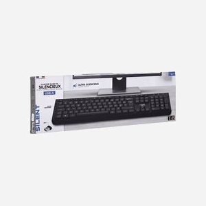 T'nB KBSILENT Clavier RF Sans Fil AZERTY 105 Touches Noir, Pavé Numérique, Récepteur USB Type-A, Format 100% - Miniature 5