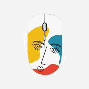 T'nB MWXART3 Souris Ambidextre Bluetooth, 1600 DPI, 3 Boutons Tactiles Programmables, Roulette, USB Type-A, Piles AA Incluses, Multi-couleur - Miniature 2