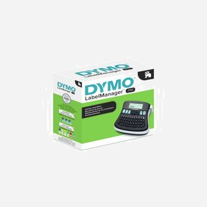 Étiqueteuse DYMO LabelManager 210D-AZY : Transfert thermique 180x180 DPI, 12mm/sec, largeur étiquette 6-12mm, clavier AZERTY, mémoire 9 étiquettes - Miniature 2