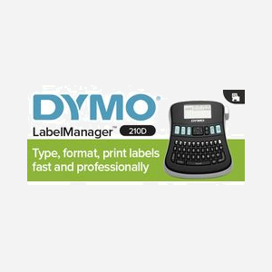 DYMO LabelManager 210D - Étiqueteuse de Bureau - Transfert Thermique 180x180 DPI - 12 mm/sec - Bandes D1 6/9/12mm - Clavier QWERTZ - Mémoire 9 Étiquettes - Miniature 5