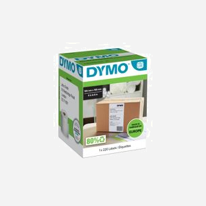 Étiquettes DYMO LW S0904980 Extra-Larges 104 x 159 mm, Papier adhésif permanent, 220 étiquettes par rouleau, Compatibles LabelWriter. - Miniature 1