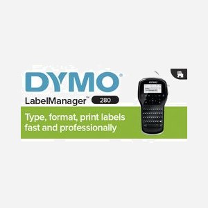 DYMO LabelManager 280 QWERTZ - Étiqueteuse Transfert Thermique 180x180 DPI, 15mm/s, USB, LCD, Bandes 6-12mm, Compatible Windows/macOS - Miniature 5