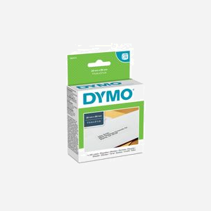 Étiquettes DYMO LW Standard 28x89mm Papier Adhésif Permanent Blanc 130 étiquettes/rouleau Compatible LabelWriter Ref. 1983173 - Miniature 1