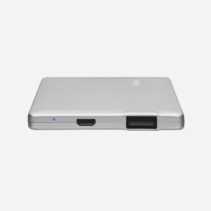 PNY PowerPack ALU 2500mAh Argent - Batterie Externe LiPo 2500 mAh, 1 Port USB-A 5V/1A, Entrée Micro-USB 5V/1A, 93x60x7mm, Mobile/Tablette/MP3 - Miniature 2