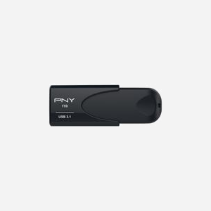 PNY Attaché 4 - Lecteur Flash USB 1To USB Type-A 3.2 Gen 1, Vitesse Lecture 80Mo/s, Vitesse Ecriture 20Mo/s, Format Slide, Noir - FD1TBATT431KK-EF - Miniature 2