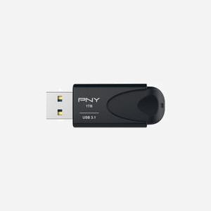 PNY Attaché 4 - Lecteur Flash USB 1To USB Type-A 3.2 Gen 1, Vitesse Lecture 80Mo/s, Vitesse Ecriture 20Mo/s, Format Slide, Noir - FD1TBATT431KK-EF - Miniature 4