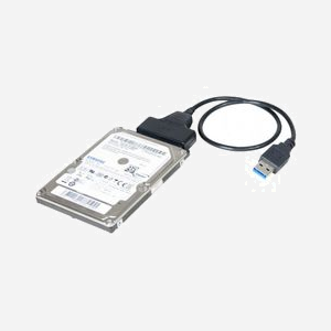 CUC Exertis Connect 508305 Adaptateur USB 3.0 vers SATA 2.5" (5 Gbps) pour SSD/HDD - Supporte CD-Rom SLIM SATA (7+6 pin) & µSATA (7+9 pin) - Miniature 2