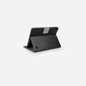 Port Designs Muskoka Folio Noir pour iPad 10.2" 2019 (7e génération) - Polyuréthane/Nubuck, Fermeture Magnétique, Stand Ajustable, Poids 395g - Miniature 2