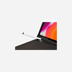 Port Designs Manchester II - Étui Folio Noir pour iPad 10.2" (2019) - Polyuréthane, Résistant aux Rayures, Fonction Support, Boucle Stylo - 260x20x202mm, 465g - Miniature 4