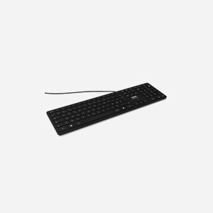 Port Designs 900754-FR Clavier Bureau USB AZERTY Français Noir 109 Touches, Connectivité USB-A/USB-C, Compatible Windows, Câble 1.6m - Miniature 1
