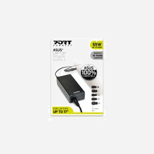 Port Designs Adaptateur Secteur 90W pour Notebook Asus - 100-240V, 19.5V 3.33A, Embouts Compatibles, Noir, Câble 1.8m, Ref: 900093-AS - Miniature 2