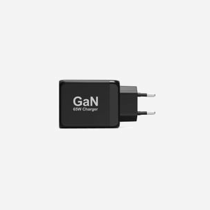 Port Designs 900106-EU Chargeur Secteur 65W GaN USB-C & USB-A (2x USB-C 65W PD, 1x USB-A 30W QC 3.0) Câble USB-C 2m Noir - Miniature 3