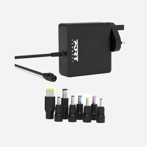 Port Designs 900093B-UK Chargeur Secteur Universel 65W pour Ordinateur Portable, Sortie 19.5V/3.33A, Entrée 100-240V, Connecteur UK, Noir - Miniature 5