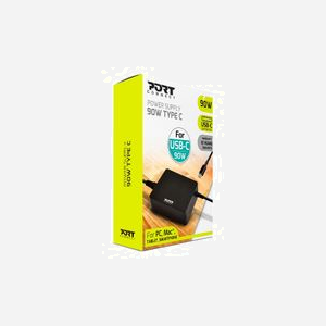 Port Designs Adaptateur Secteur Universel USB-C 90W (5-20V/4.35A) 100-240V, Câble 2.5m, ABS Noir, Compatibilité Multi-Marques, CE - Miniature 5