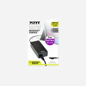 Port Designs 900102-EU Chargeur Universel 60W pour Microsoft Surface (12-15V, 4A) - Type C, Câble 2.5m, ABS Noir - Miniature 5